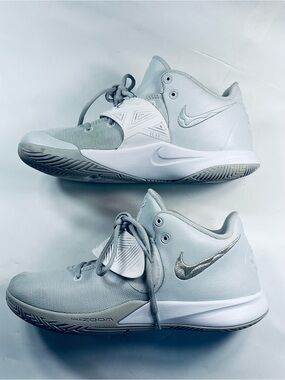 Nike Zoom Kyrie Flytrap 3 Pure Platinum White Metallic #BQ3060-007 Men’s:11
